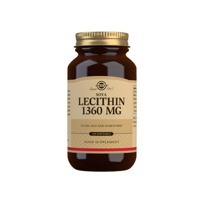 Solgar® Soya Lecithin 1360 mg Softgels - Pack of 250 Solgar