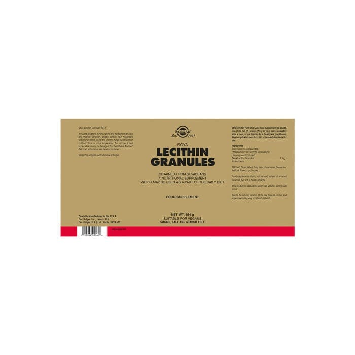 Solgar® Soya Lecithin Granules 454 g Solgar
