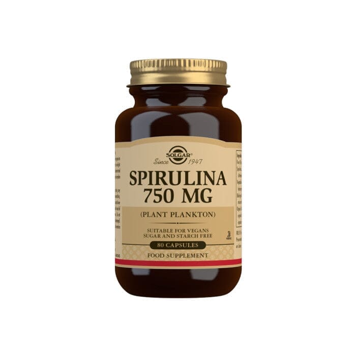 Solgar® Spirulina 750 mg Capsules - Pack of 80 Solgar