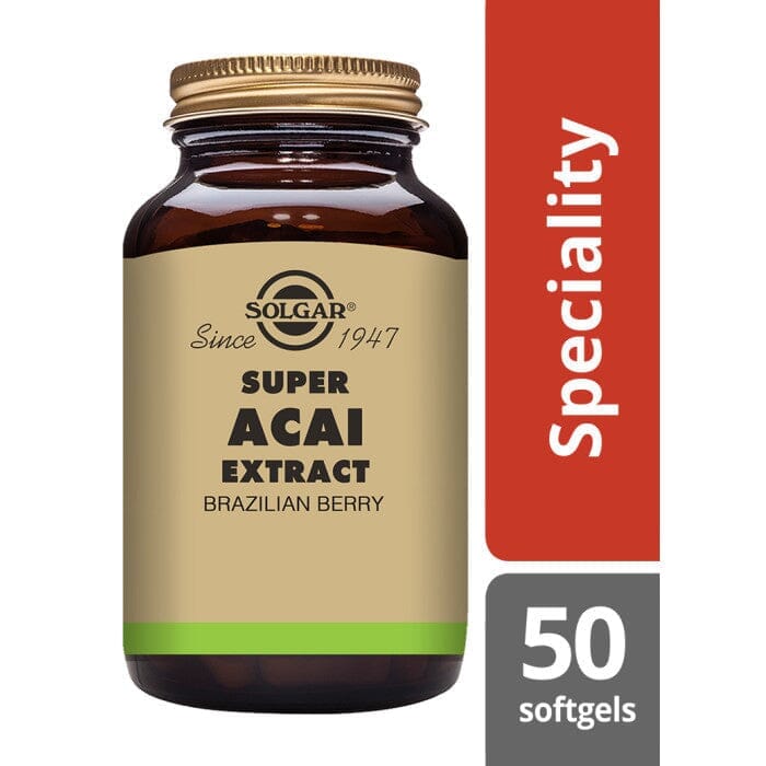 Solgar® Super Acai Extract Softgels - Pack of 50 Solgar