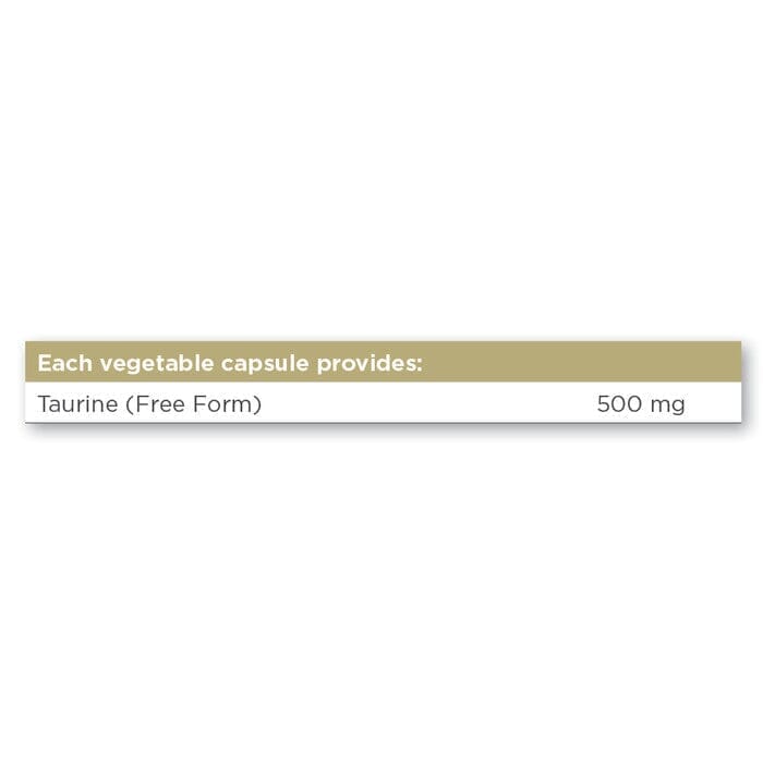 Solgar® Taurine 500 mg Vegetable Capsules - Pack of 50 Solgar