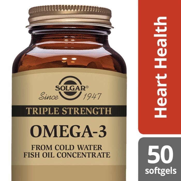 Solgar® Triple Strength Omega-3 Softgels - Pack of 50 Solgar