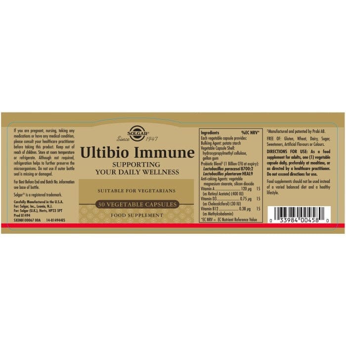 Solgar® Ultibio Immune Solgar