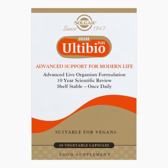 Solgar® Ultibio Plus Vegetable Capsules - Pack of 30 Solgar
