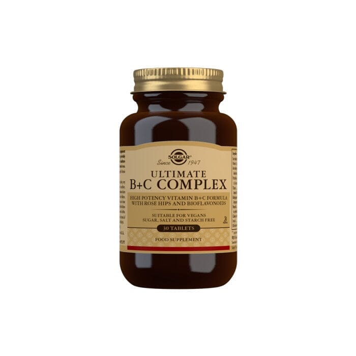 Solgar® Ultimate B+C Complex Tablets - Pack of 30 Solgar