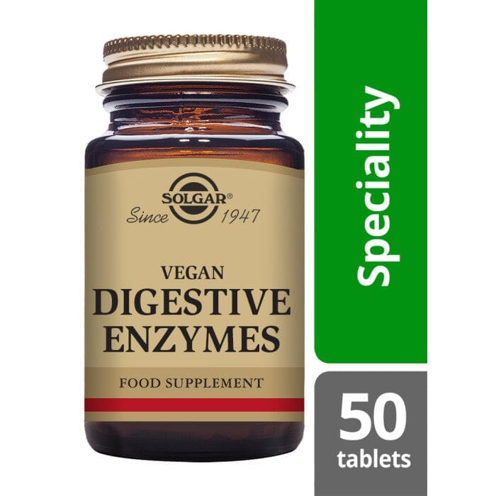 Solgar® Vegan Digestive Enzymes Tablets - Pack of 50 Solgar