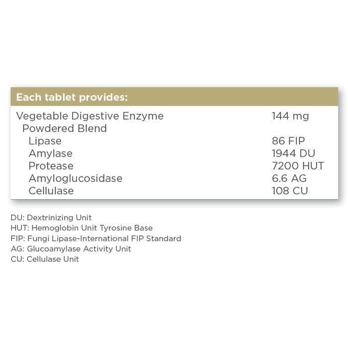 Solgar® Vegan Digestive Enzymes Tablets - Pack of 50 Solgar
