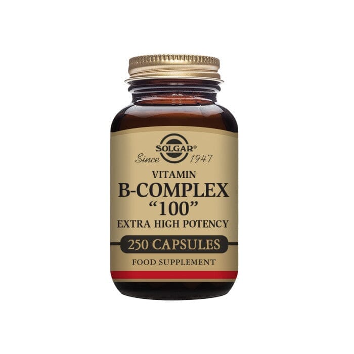 Solgar® Vitamin B-Complex "100" Extra High Potency Vegetable Capsules - Pack of 250 Solgar