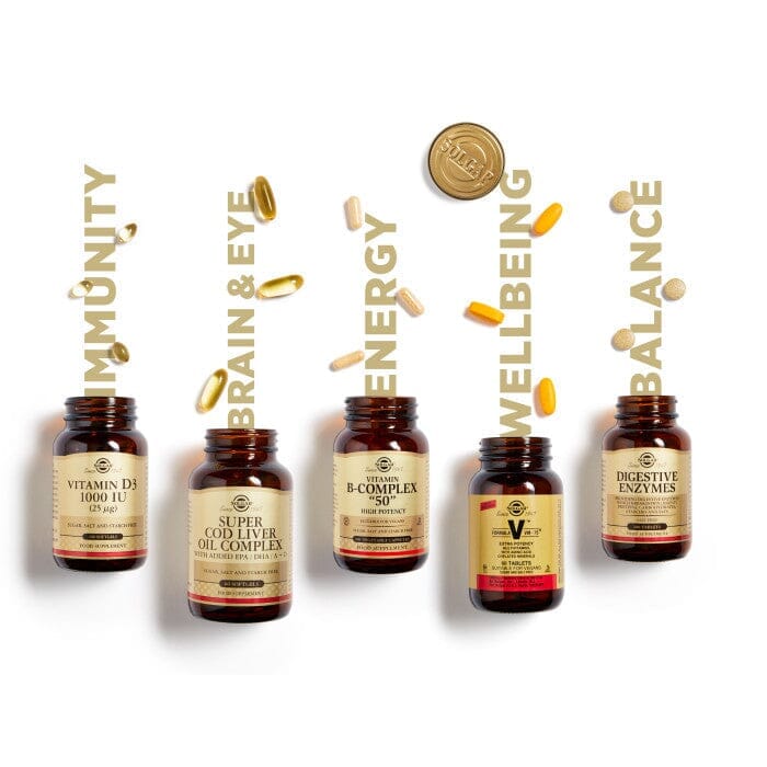 Solgar® Vitamin B-Complex "50" High Potency Vegetable Capsules - Pack of 100 Solgar