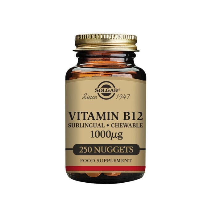 Solgar® Vitamin B12 1000 µg Sublingual - Chewable Nuggets - Pack of 250 Solgar