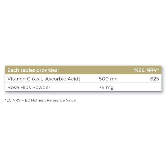 Solgar® Vitamin C 1000 mg with Rose Hips Tablets - Pack of 100 Solgar