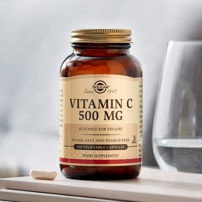 Solgar® Vitamin C 500 mg Vegetable Capsules - Pack of 100 Solgar