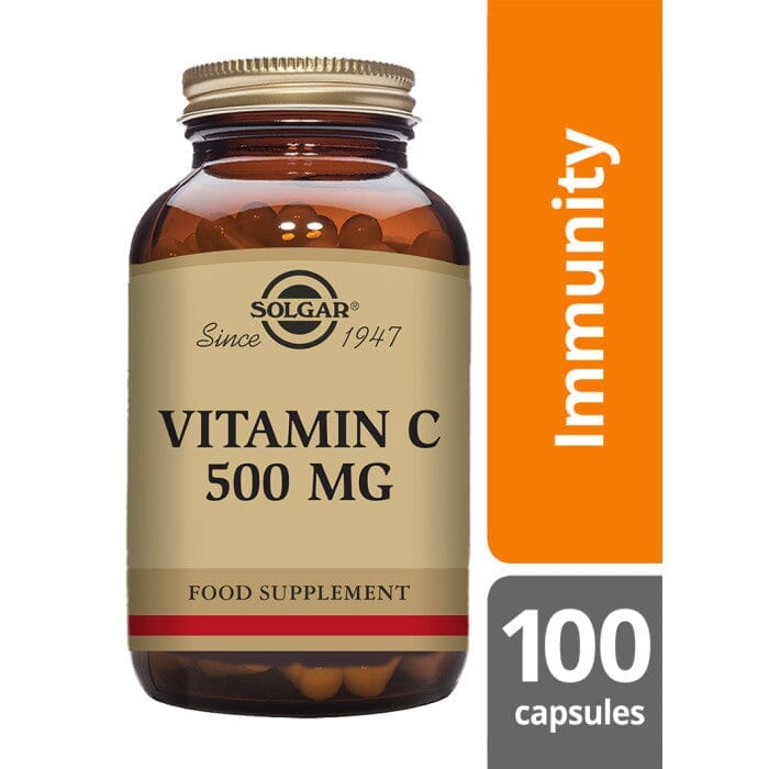 Solgar® Vitamin C 500 mg Vegetable Capsules - Pack of 100 Solgar