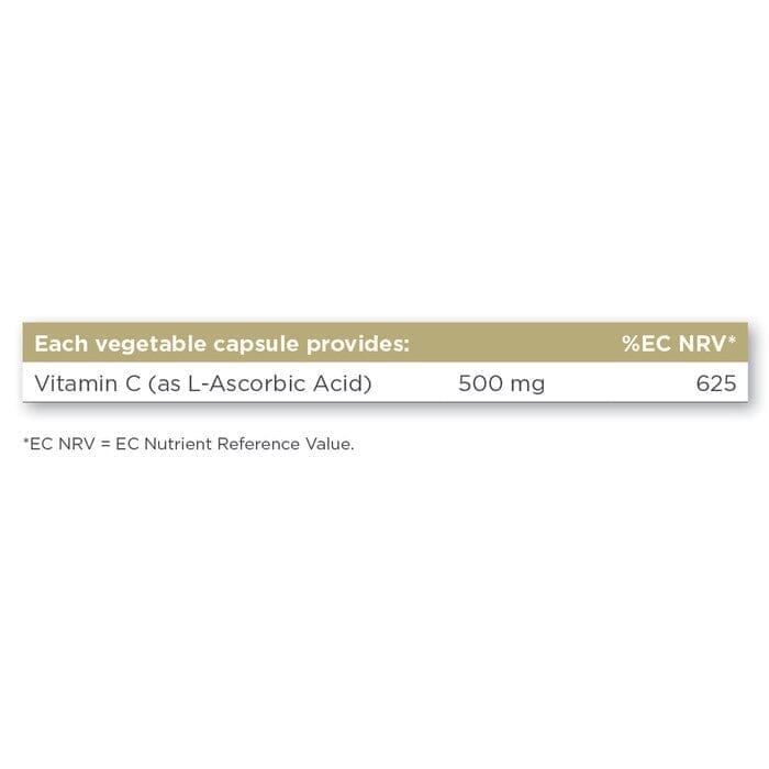 Solgar® Vitamin C 500 mg Vegetable Capsules - Pack of 100 Solgar