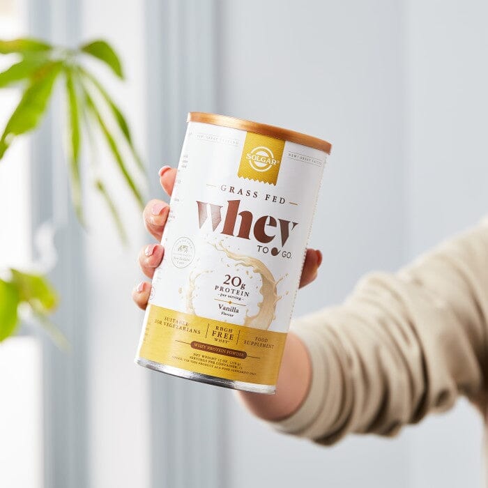 Solgar® Whey To Go Natural Vanilla Flavour Protein Powder Solgar
