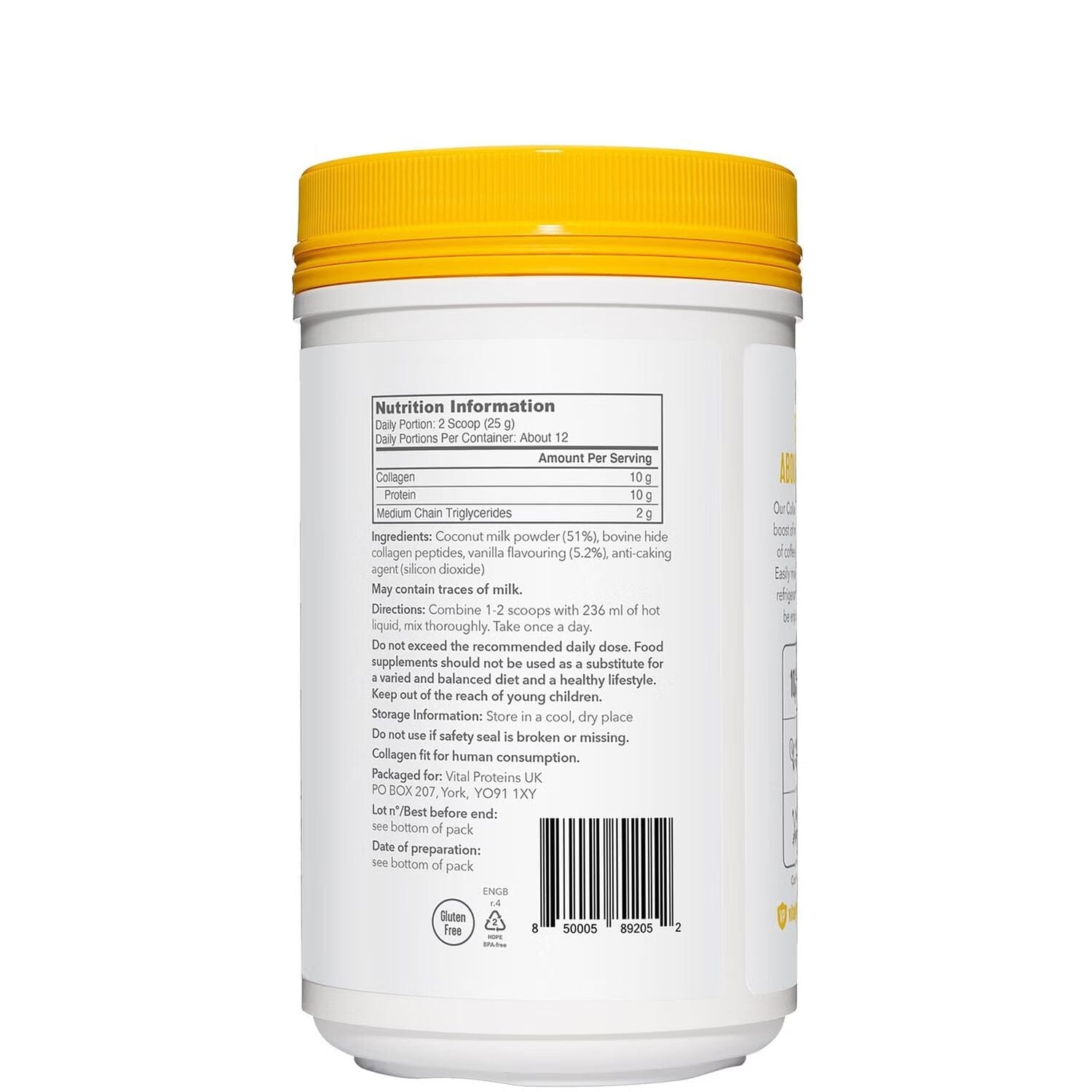 Vital Proteins Collagen Creamer 295g - Vanilla Vital Proteins