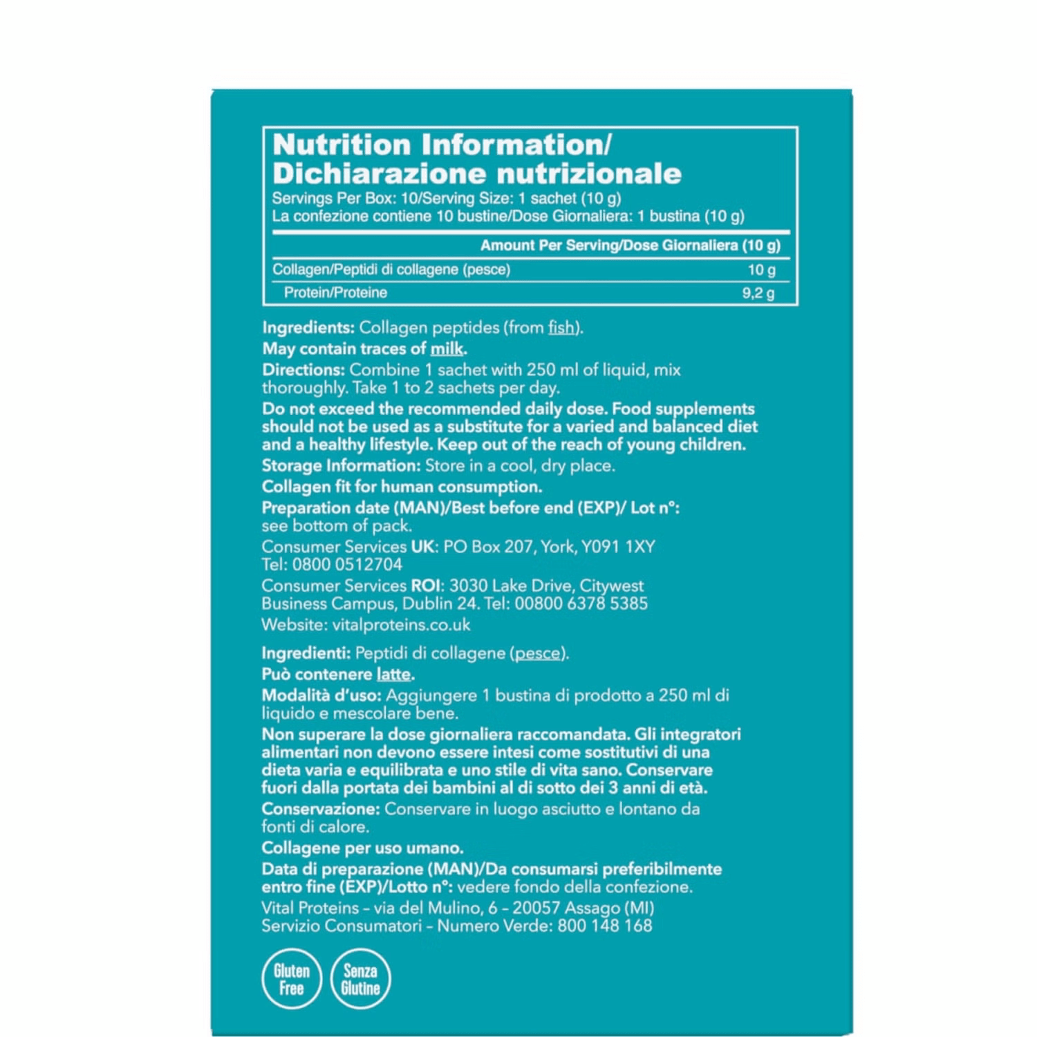 Vital Proteins Marine Collagen 10X10g Vital Proteins