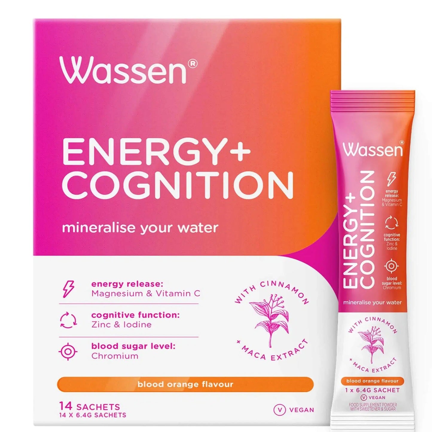 Wassen Drinkables - Energy + Cognition