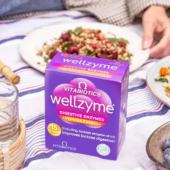 Wellzyme Digestive Enzymes Advanced 15 Capsules Vitabiotics