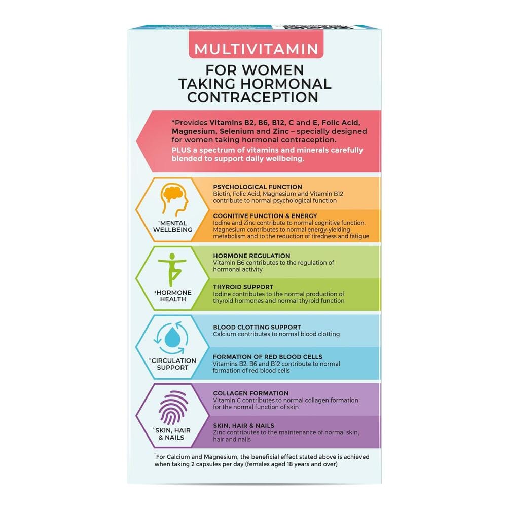 Health & Her Contraceptive Multivitamin Supplement 60s