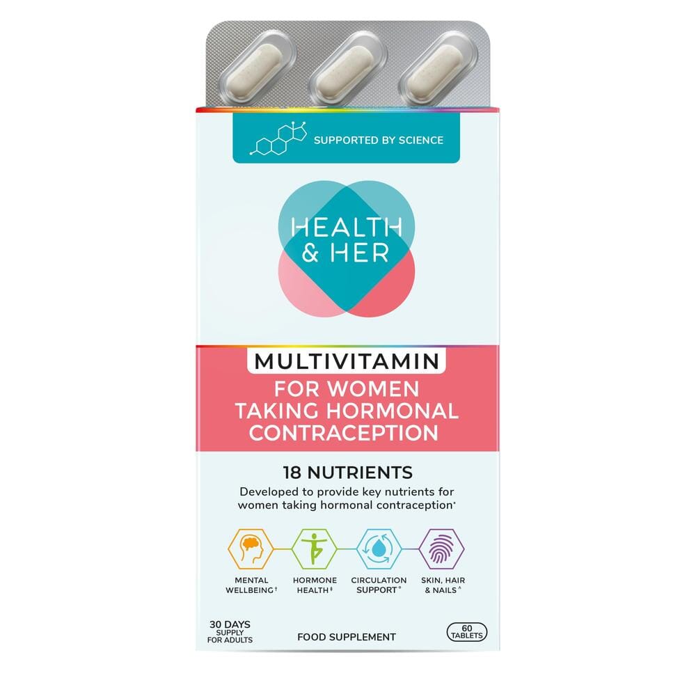 Health & Her Contraceptive Multivitamin Supplement 60s