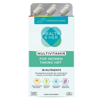 Health & Her HRT Multivitamin Supplement 60s