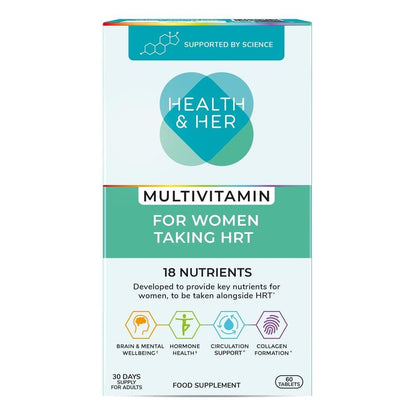 Health & Her HRT Multivitamin Supplement 60s
