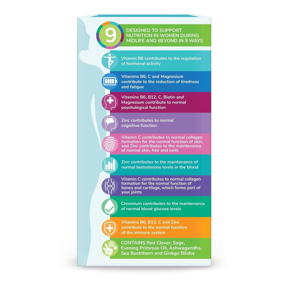 Health & Her Menopause Multi-Nutrient Support 60s