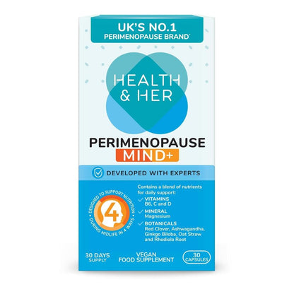 Health & Her Perimenopause Mind+ Supplement 30s