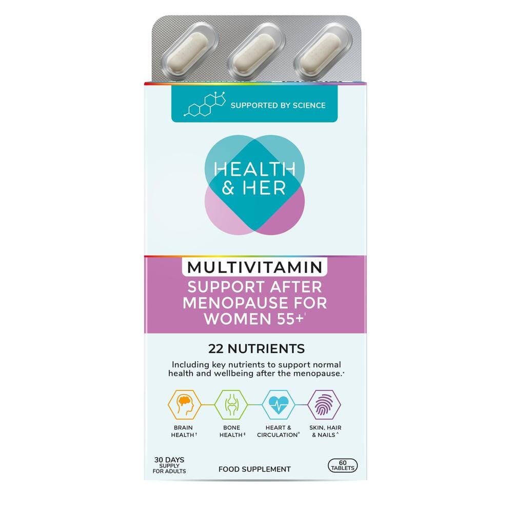 Health & Her Women 55+ Multivitamin Supplement 60s
