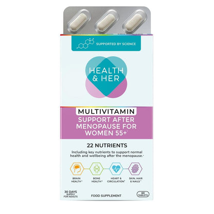 Health & Her Women 55+ Multivitamin Supplement 60s