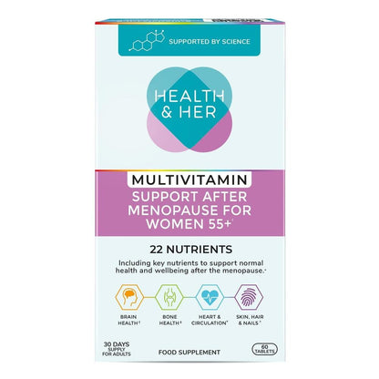 Health & Her Women 55+ Multivitamin Supplement 60s