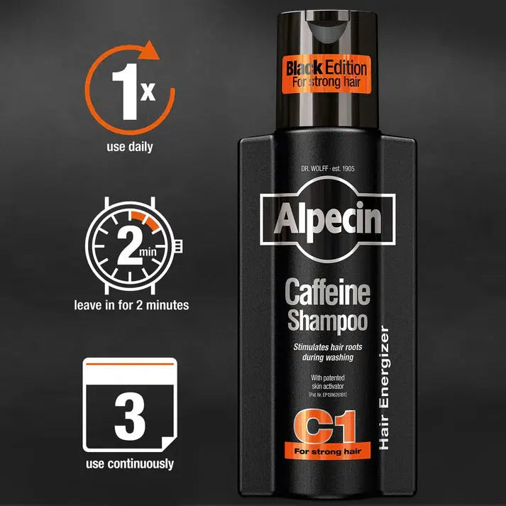 Alpecin Caffeine Shampoo C1 Black Edition 250ml