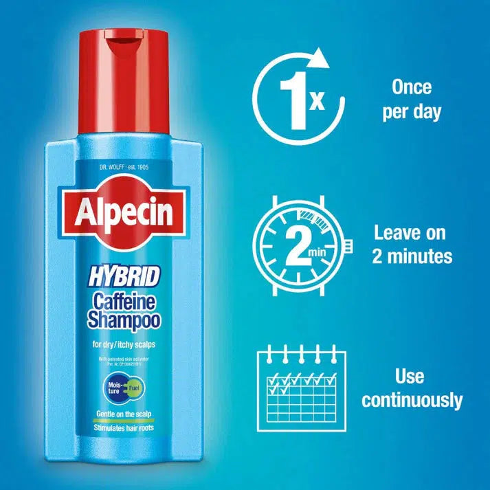 Alpecin Hybrid Caffeine Shampoo 200ml