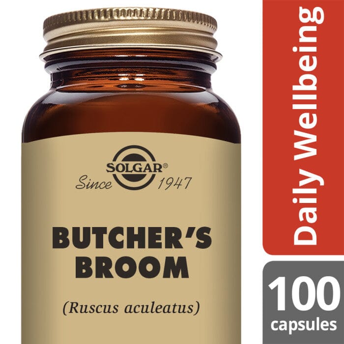 Butcher's Broom Vegatable Capsules - Pack of 100 Solgar 