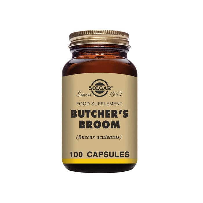 Butcher's Broom Vegatable Capsules - Pack of 100 Solgar 