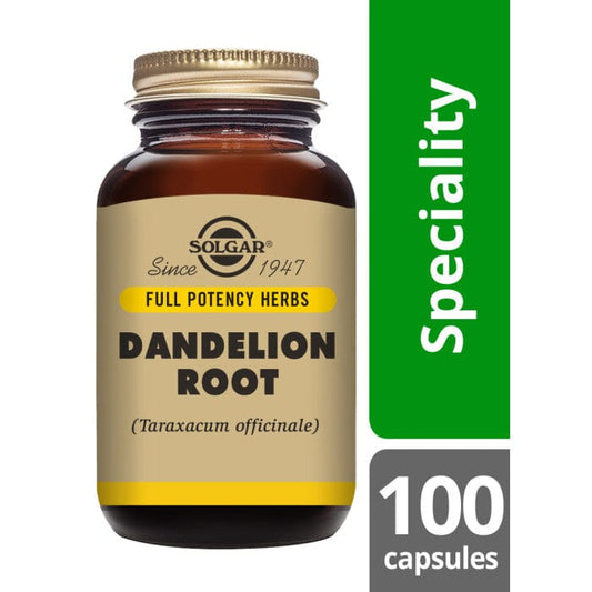 Dandelion Root Vegatable Capsules - Pack of 100 Solgar 