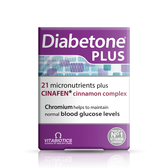 Diabetone Plus Omega3 Tablets 84 Vitabiotics 