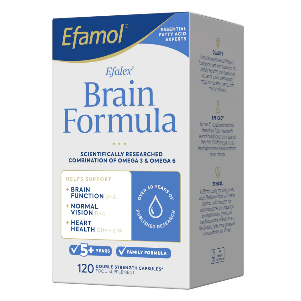 Efalex Brain Formula - 120 Capsules Wassen 