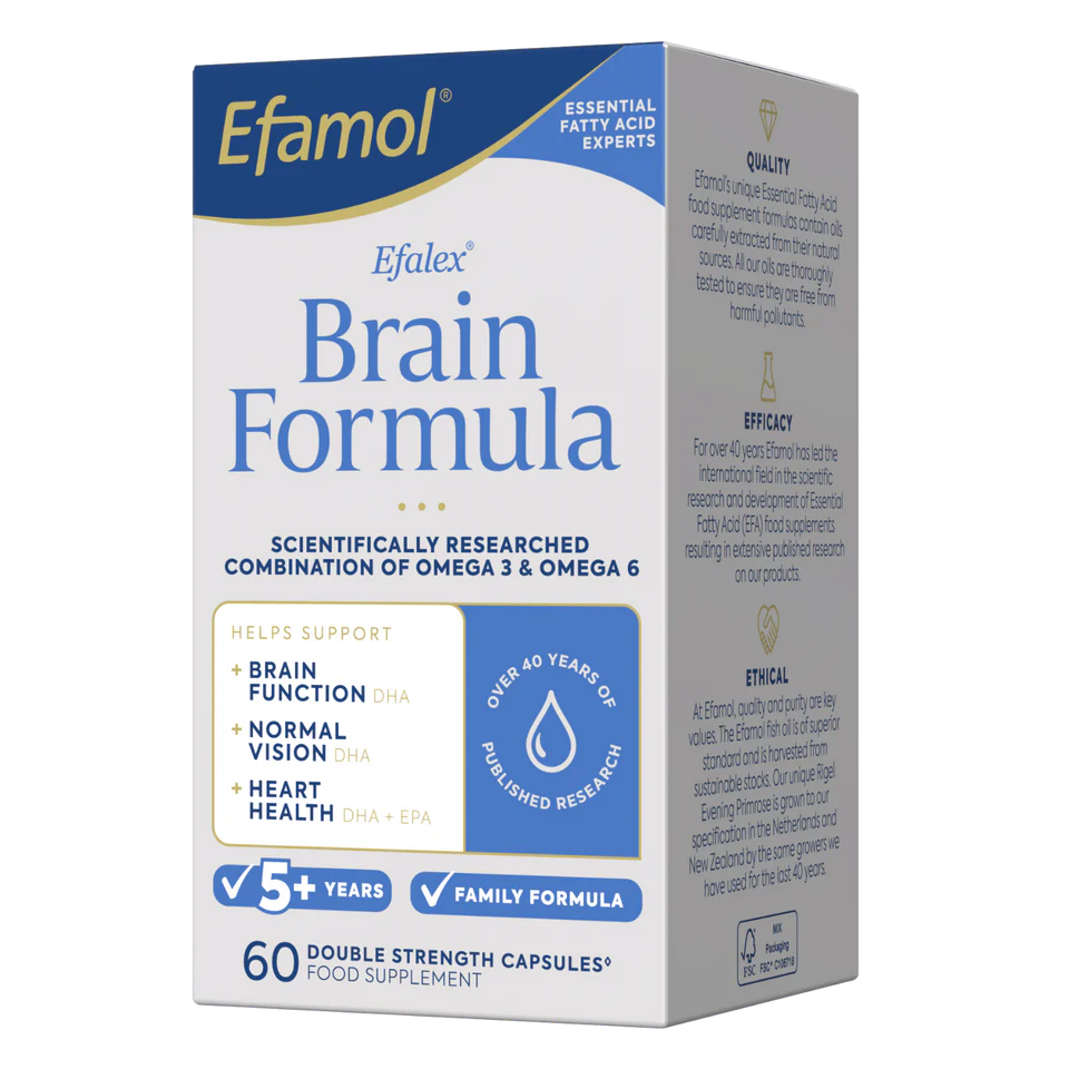 Efalex Brain Formula - 60 Capsules Wassen 