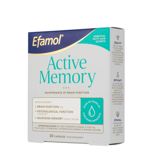 Efamol Active Memory - 30 Capsules Wassen 