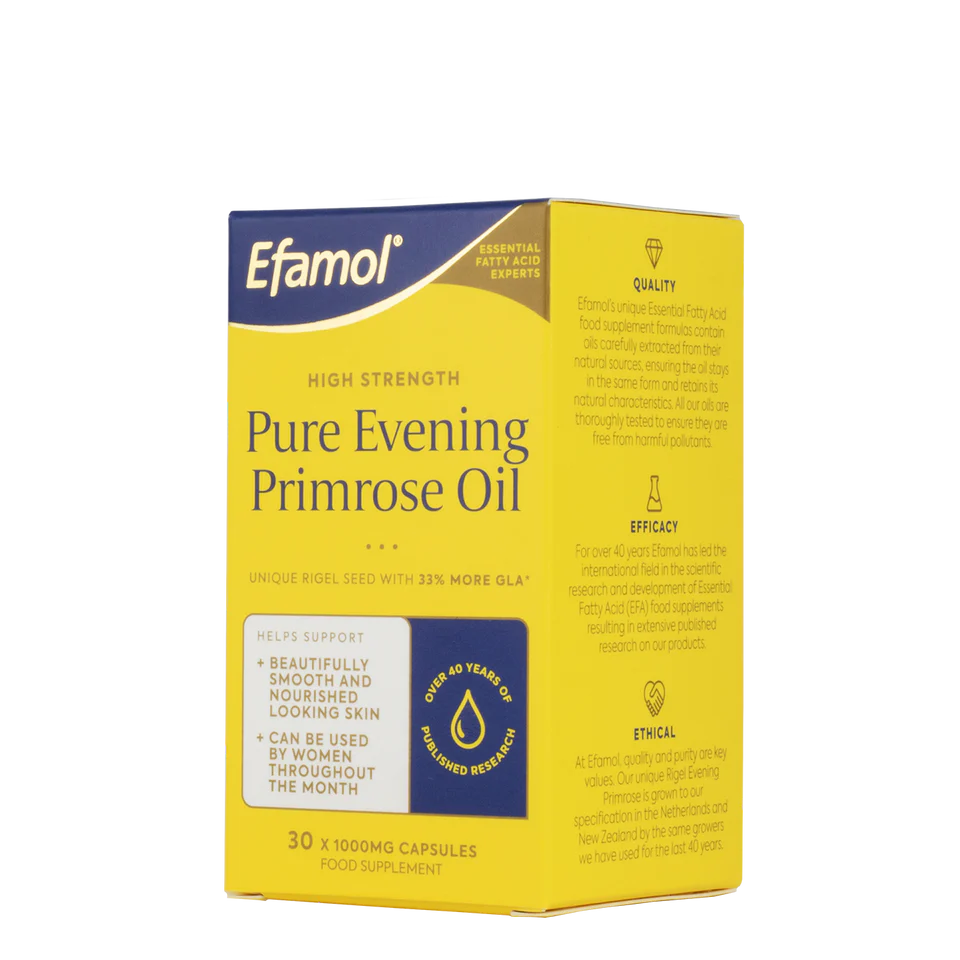 Efamol High Strength Pure Evening Primrose - 30 Capsules 1000mg Wassen 