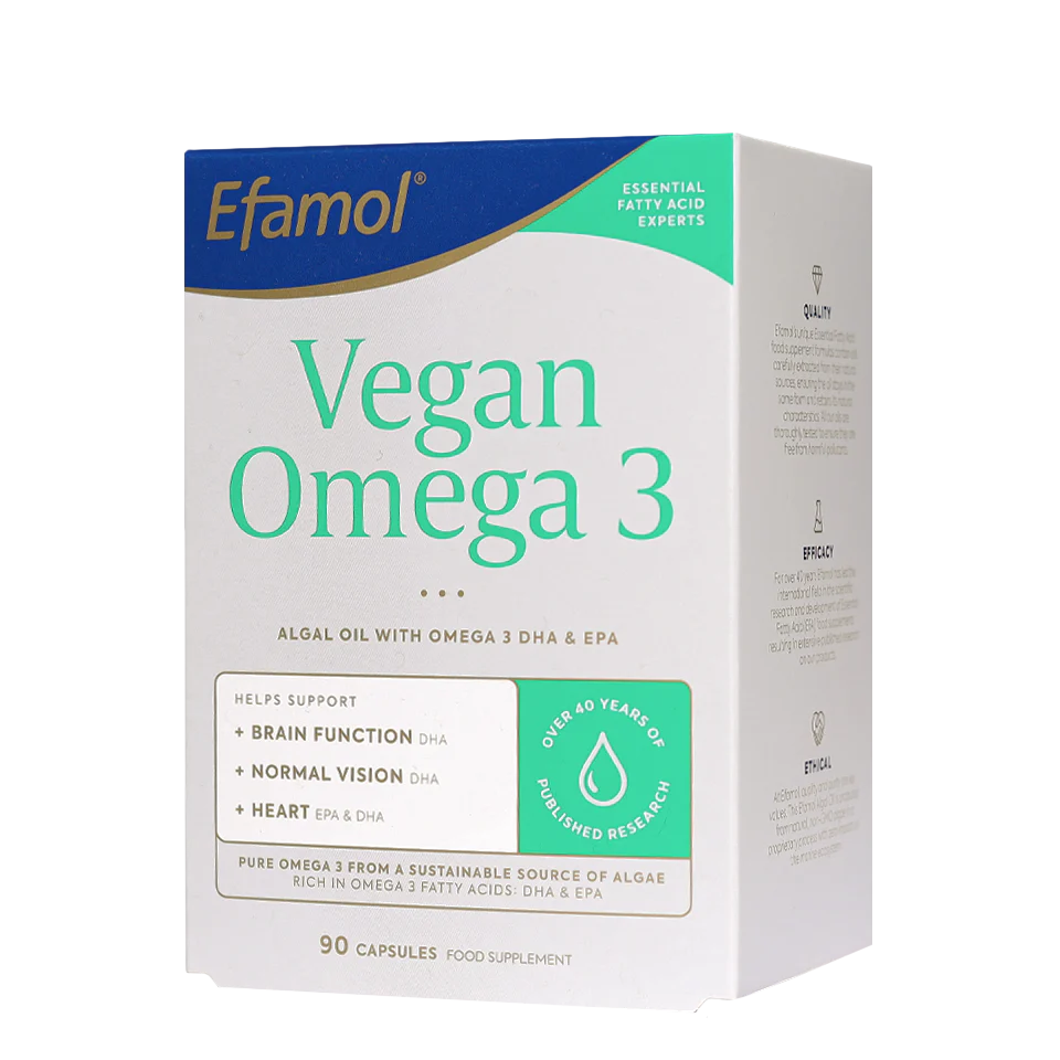 Efamol Vegan Omega 3 - 90 Capsules Wassen 