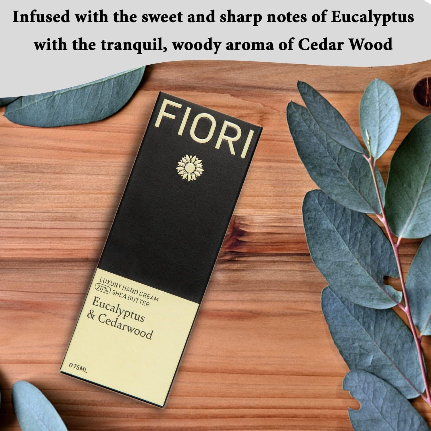Fiori Eucalyptus & Cedarwood Moisturising Vegan Hand Cream (75ml) Fiori 