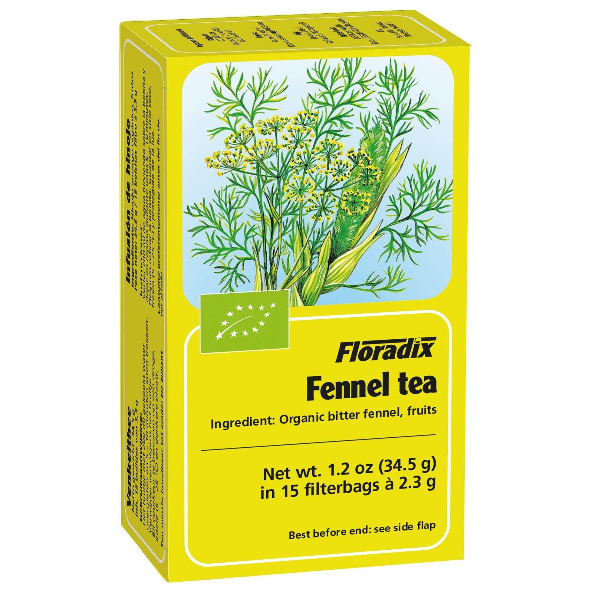 Floradix Herbal Tea Fennel 15's Tea Bags Floradix 