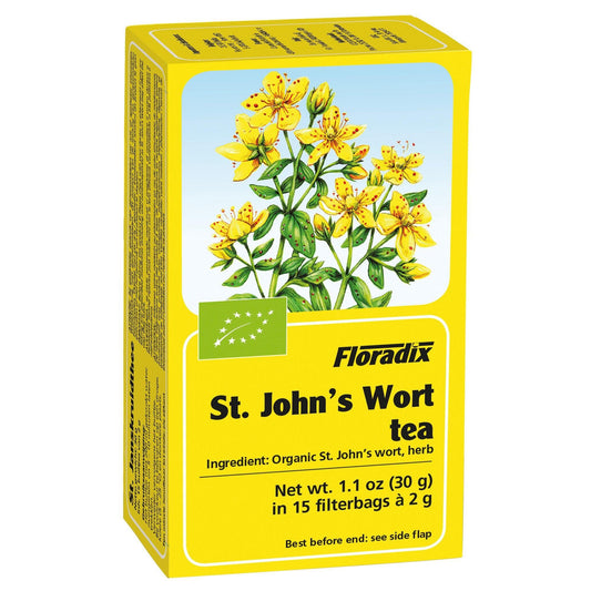 Floradix Herbal Tea St John's Wort 15's Tea Bags Floradix 