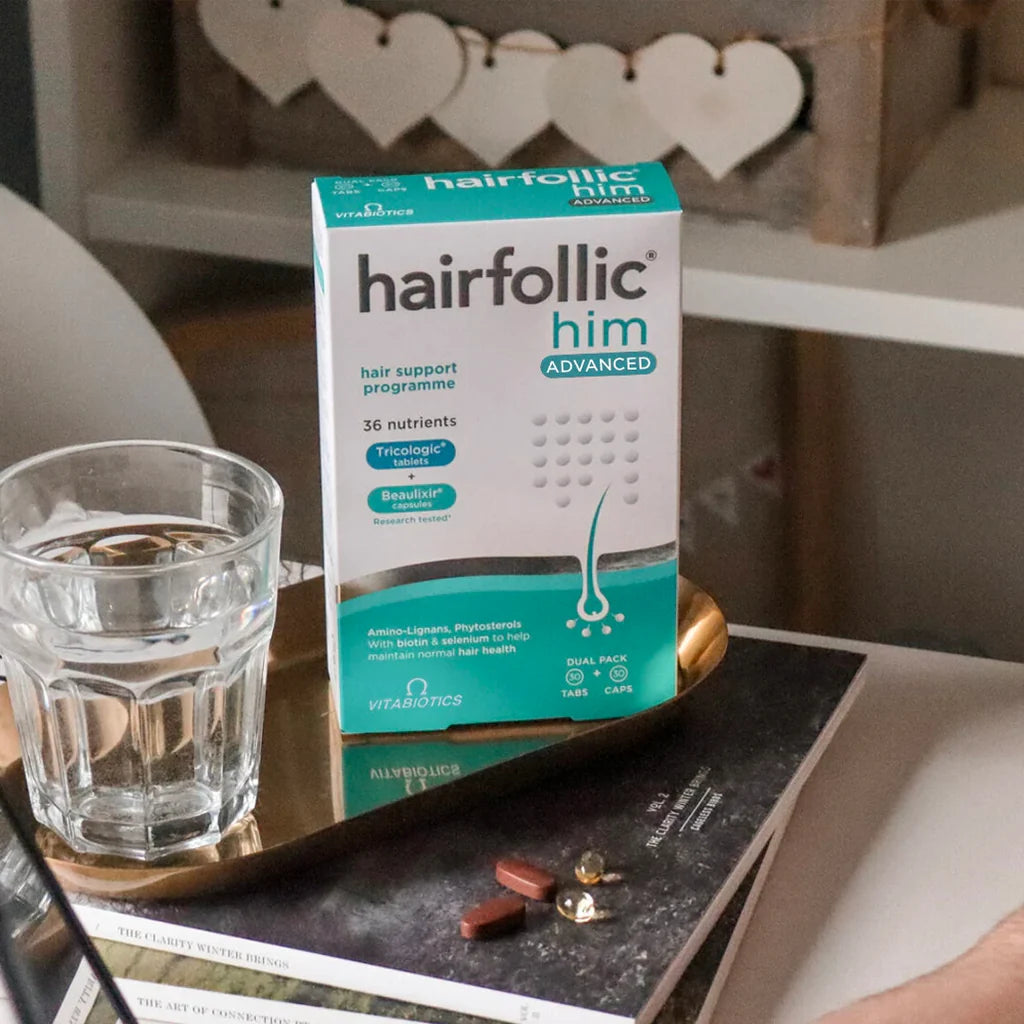 Hairfollic HIm Advanced 30 Tabs Vitabiotics 