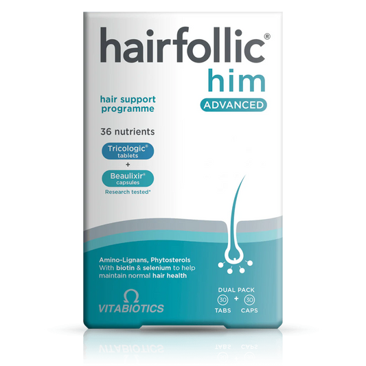 Hairfollic HIm Advanced 30 Tabs Vitabiotics 