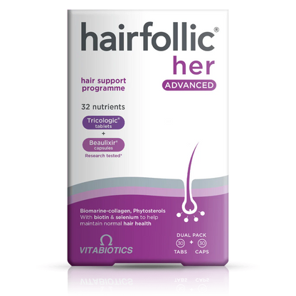 Hairfollic Woman Advanced Dual Pack2X30 Vitabiotics 