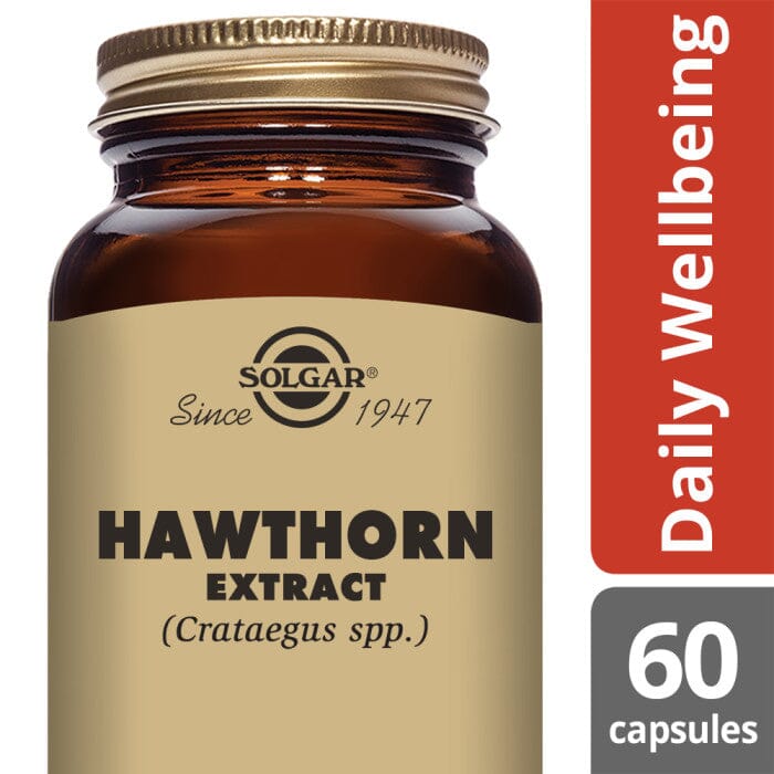 Hawthorn Extract Extract Vegatable Capsules - Pack of 60 Solgar 